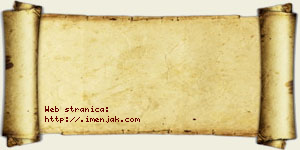 Janko Nenadić vizit kartica